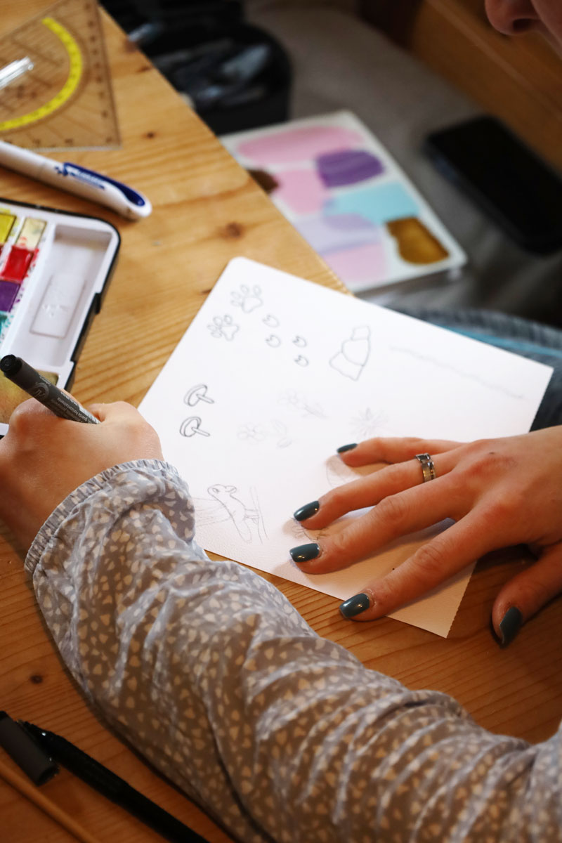 Skizzen für das Kinderbuch "Gulliver das Schweinhorn" von Anna Müller Skizzen für das Kinderbuch "Gulliver das Schweinhorn" von Anna Müller